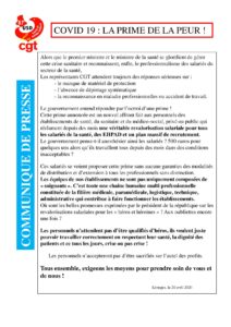 USD87 - 20 avril 2020 - Communiqué de presse