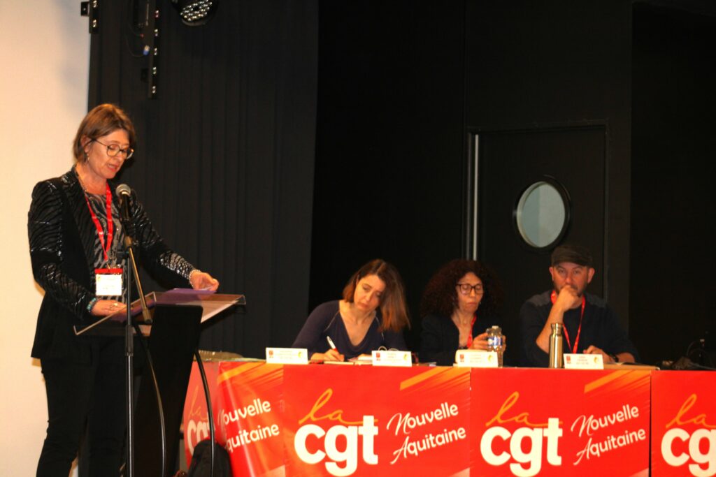 Ouverture de la 3ème conférence régionale CGT NA en présence de Sophie Binet
